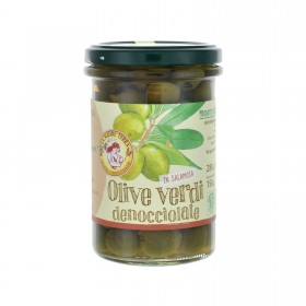 Olive verdi denocciolate in salamoia - 280 gr